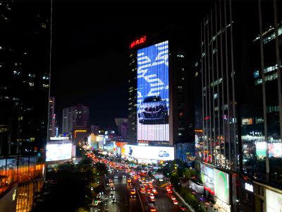 天河路壬丰大厦灯光秀